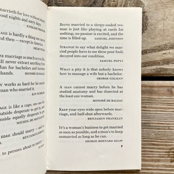 1968 Marriage: Pro and Con Peter Pauper Press Vintage Couples Romance Wedding - Picture 5 of 13